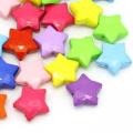 20 perles en acrylique etoile a facette 15x15mm 2 