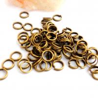 200 anneaux 6x0 7mm double couleur bronze