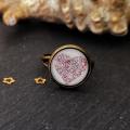 Bague coeur en bronze