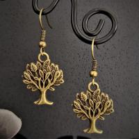 Boucles d oreilles arbre de vie bronze 14 