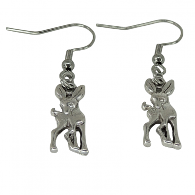 Boucles d oreilles bambi faon theme enfance breloque couleur argentee 1 photoroom