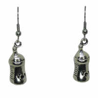 Boucles d oreilles biberon couleur argentee enfance maternite dos creux 5 