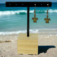 Boucles d oreilles breloque tortue theme marin mer vacances breloque couleur bronze 4 photoroom
