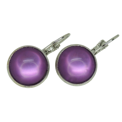 Boucles d oreilles cabochon mauve uni argente 3 1 photoroom