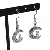 Boucles d oreilles chat sur la lune couleur argentee 14 photoroom 1