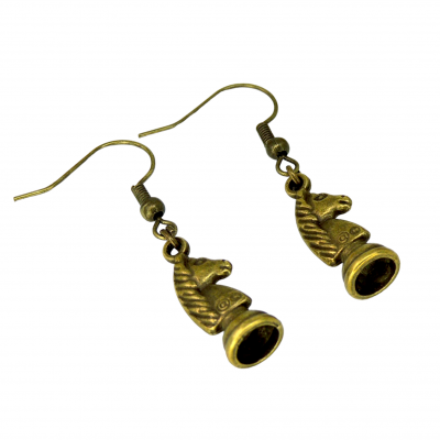 Boucles d oreilles cheval breloque couleur bronze 3 photoroom