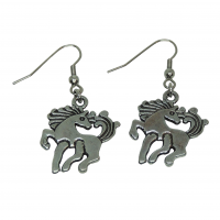 Boucles d oreilles cheval couleur argente 4 
