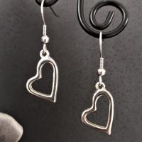 Boucles d oreilles coeur 14 