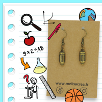 Boucles d oreilles crayon breloque couleur bronze 5 photoroom