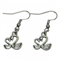 Boucles d oreilles cygnes recto verso couleur argentee romantique 7 