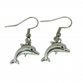 Boucles d oreilles dauphin breloque couleur argentee 1 photoroom