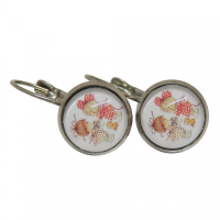 Boucles d oreilles dormeuse en laiton argente sans nickel sans plomb sans cadmium fillettes 1 