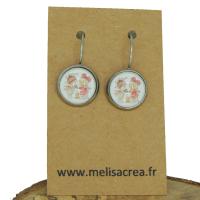 Boucles d oreilles dormeuse en laiton argente sans nickel sans plomb sans cadmium fillettes 5 