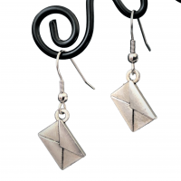 Boucles d oreilles enveloppe harry potter pendante