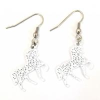 Boucles d oreilles estampe licorne blanc 5 2 