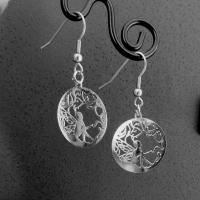 Boucles d oreilles fee argente 1