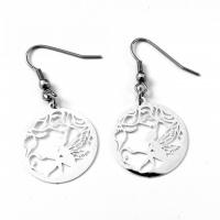 Boucles d oreilles fee argente 3