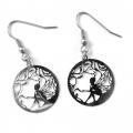Boucles d oreilles fee argente 4