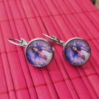 Boucles d oreilles fee mauve 4 
