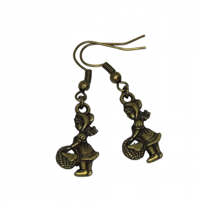 Boucles d oreilles fillette petit chaperon rouge et son panier recto verso photoroom 2 