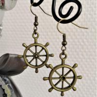 Boucles d oreilles gouvernaiil en bronze 5 