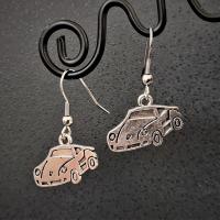 Boucles d oreilles harry potter voiture argentee 3 