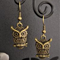 Boucles d oreilles hiboux bronze 11 