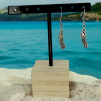 Boucles d oreilles hippocampe breloque couleur argentee theme mer marin vacances 7 photoroom 1