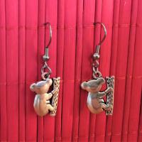 Boucles d oreilles koala argentees 2 