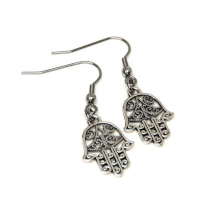 Boucles d oreilles main de fatma