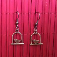 Boucles d oreilles oiseaux suspendus 2 