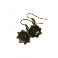 Boucles d oreilles parapluie bronze pendante dessous photoroom