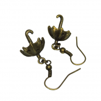 Boucles d oreilles parapluie bronze photoroom