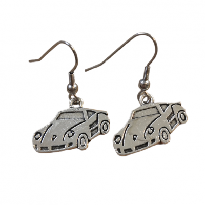 Boucles d oreilles pendantes voiture harry potter argente 1 