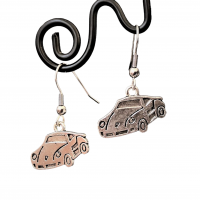 Boucles d oreilles pendantes voiture harry potter argente 2 