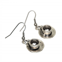 Boucles d oreilles tasse a the pendante argente photoroom