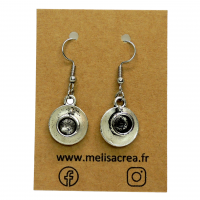 Boucles d oreilles tasse breloque argentee 8 