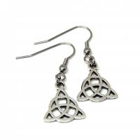 Boucles d oreilles triquetra symbole celtique