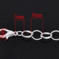 Bracelet maille cheval 20 cm argente 2 