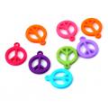 Breloque acrylique peace and love