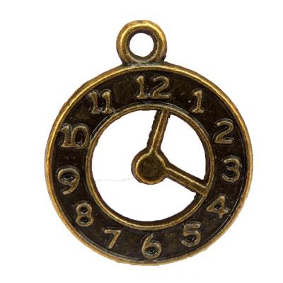 Breloque en bronze horloge alice aux pays des merveilles 1 