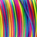 Cordon multicolore polyester 1 5mm