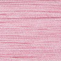 Cordon rose en polyester pour macrame shamballa rose clair 1mm