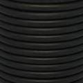 Cordon silicone creux noir plastique 4mm trou 1 5mm
