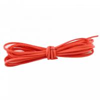 Cordon suedine velours corail 4 