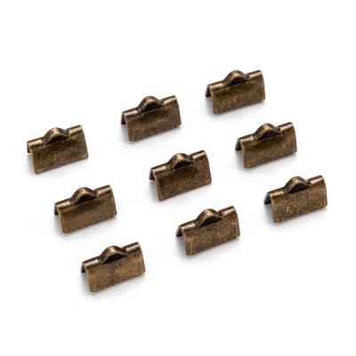 Embout griffe 10x7mm en laiton couleur bronze 4 