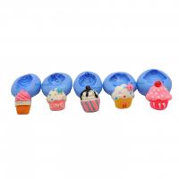 Lot de 5 moules en silicone cupcake face