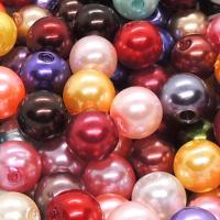 Lot de perle en acrylique nacre 8mm 5 