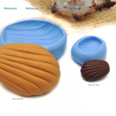 Moule en Silicone mini madeleine pour loisirs créatifs en fimo