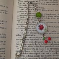 Marque page coccinelle breloque cerise 3 